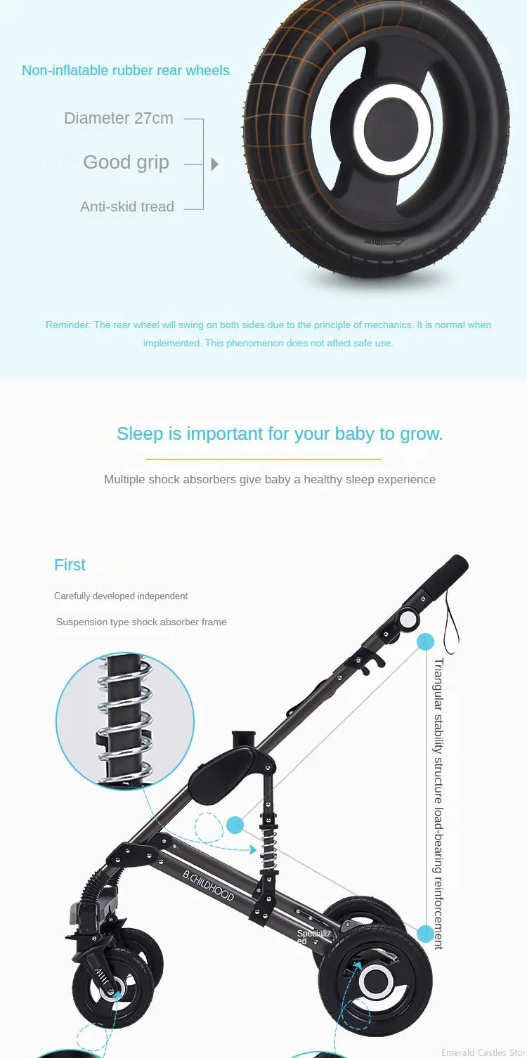 Baby stroller 3 in 1