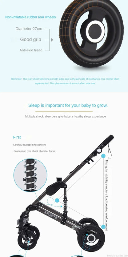 Baby stroller 3 in 1