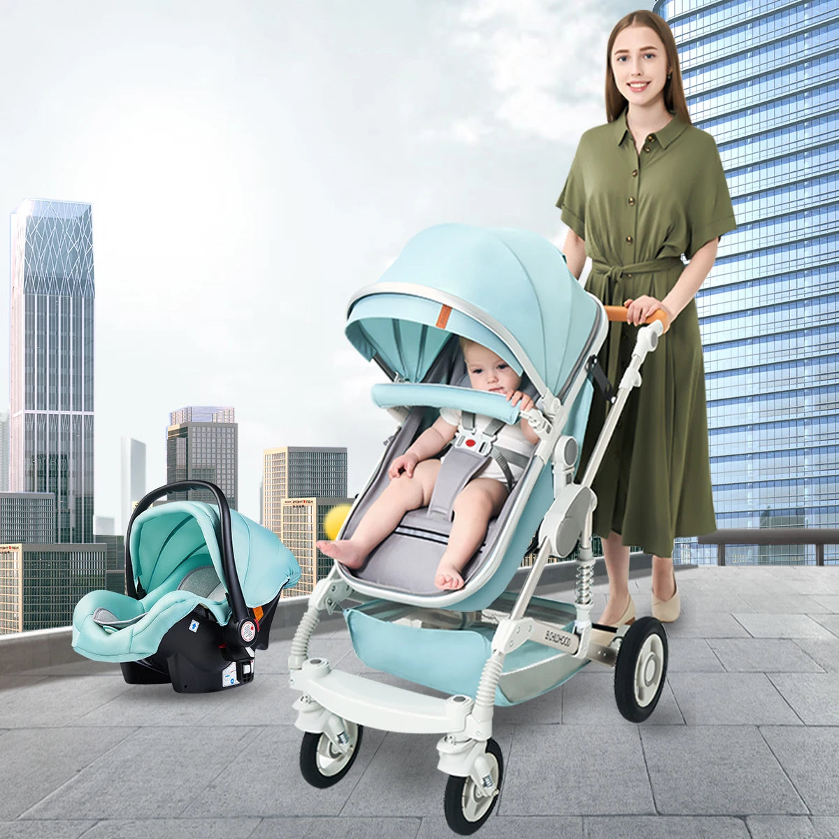 Baby stroller 3 in 1