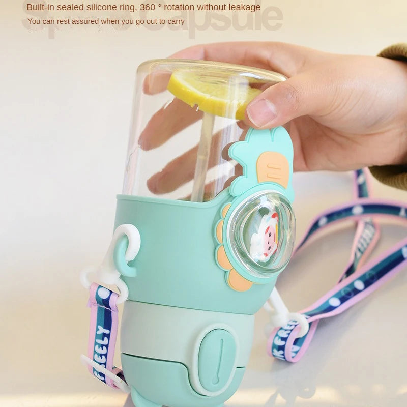 Anti-Drop Straw Water Bottle