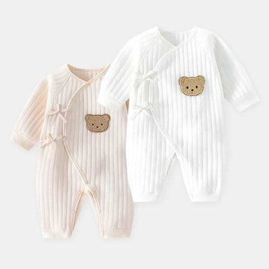 Bear Print Jumpsuit 0-6 Months