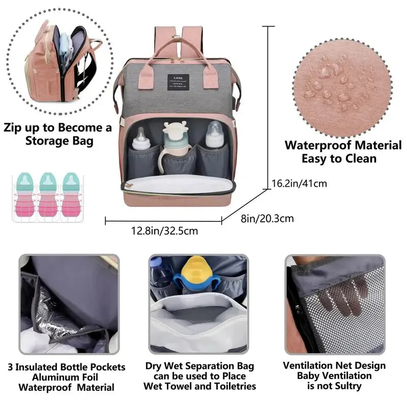 Diaper Bag with Changing Pad