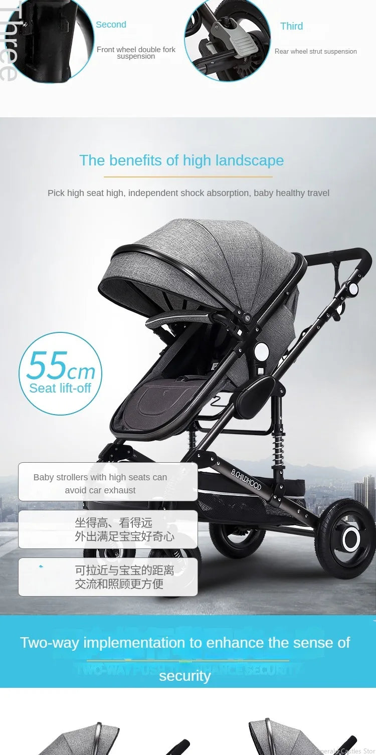 Baby stroller 3 in 1