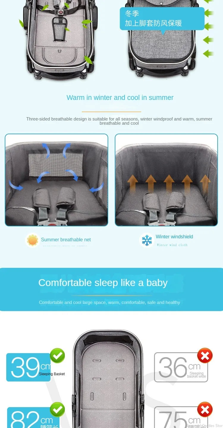 Baby stroller 3 in 1