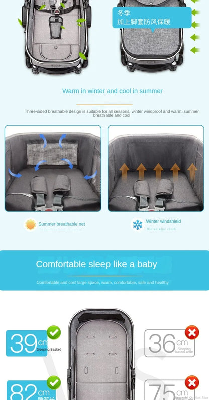 Baby stroller 3 in 1