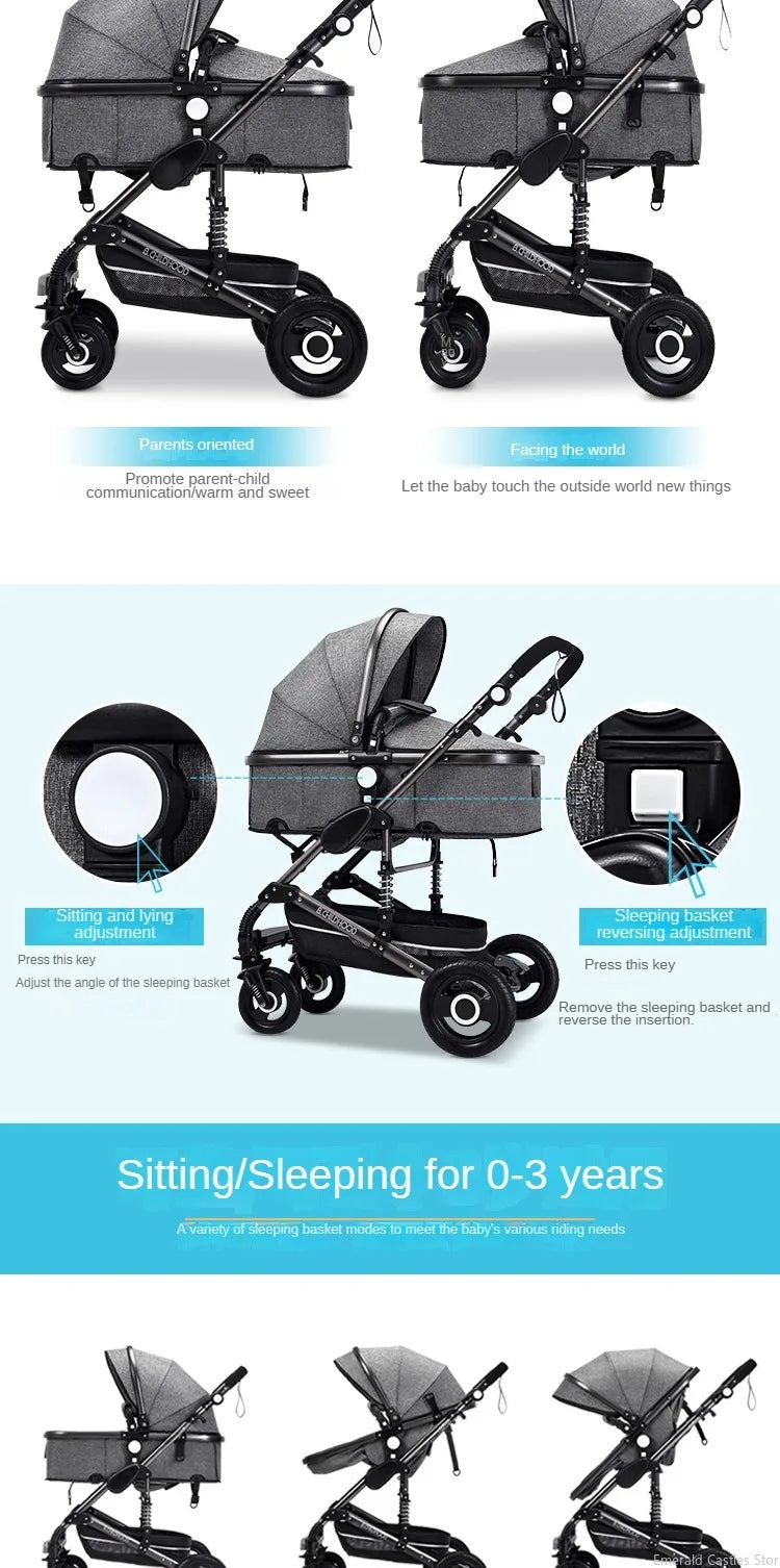 Baby stroller 3 in 1