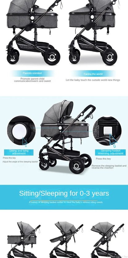 Baby stroller 3 in 1