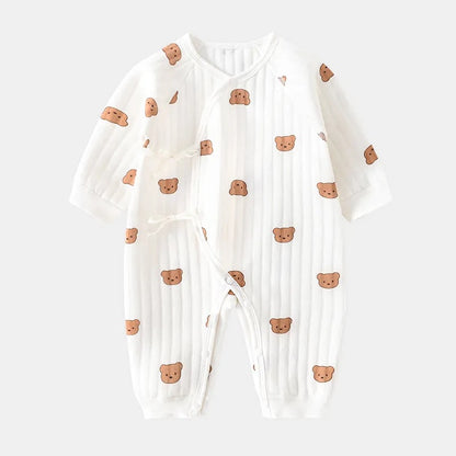 Bear Print Jumpsuit 0-6 Months