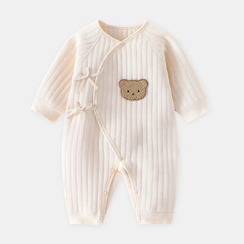 Bear Print Jumpsuit 0-6 Months