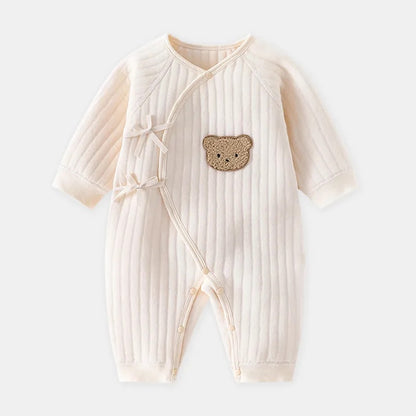 Bear Print Jumpsuit 0-6 Months