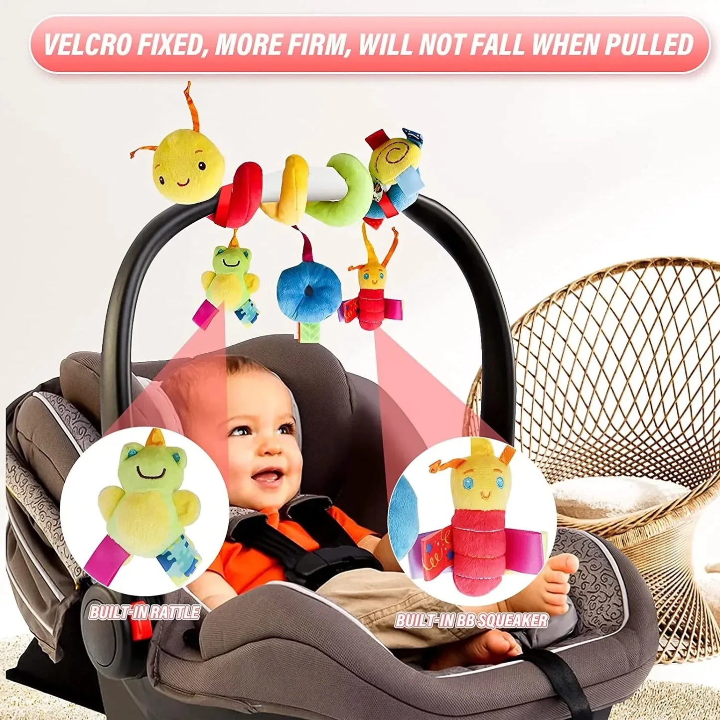 Car Seat Hanging Rattle