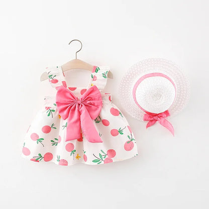 Summer Fruit Print Baby Dress