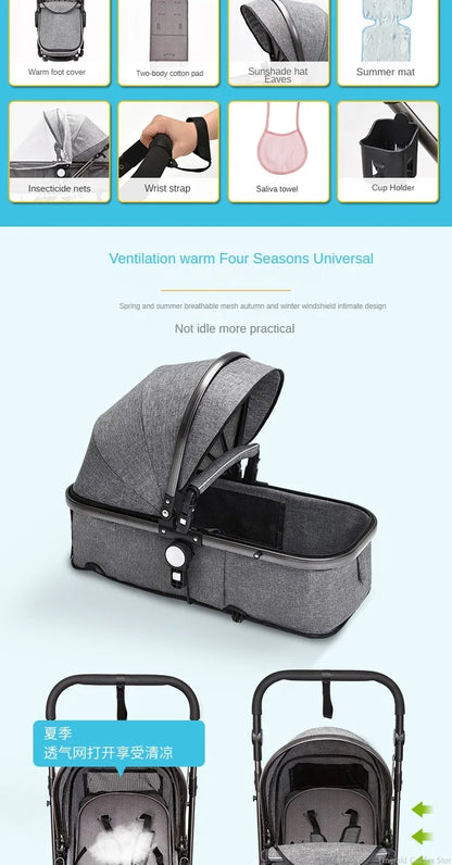 Baby stroller 3 in 1