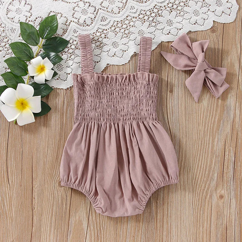 Baby Girl Summer Jumpsuit Outfit