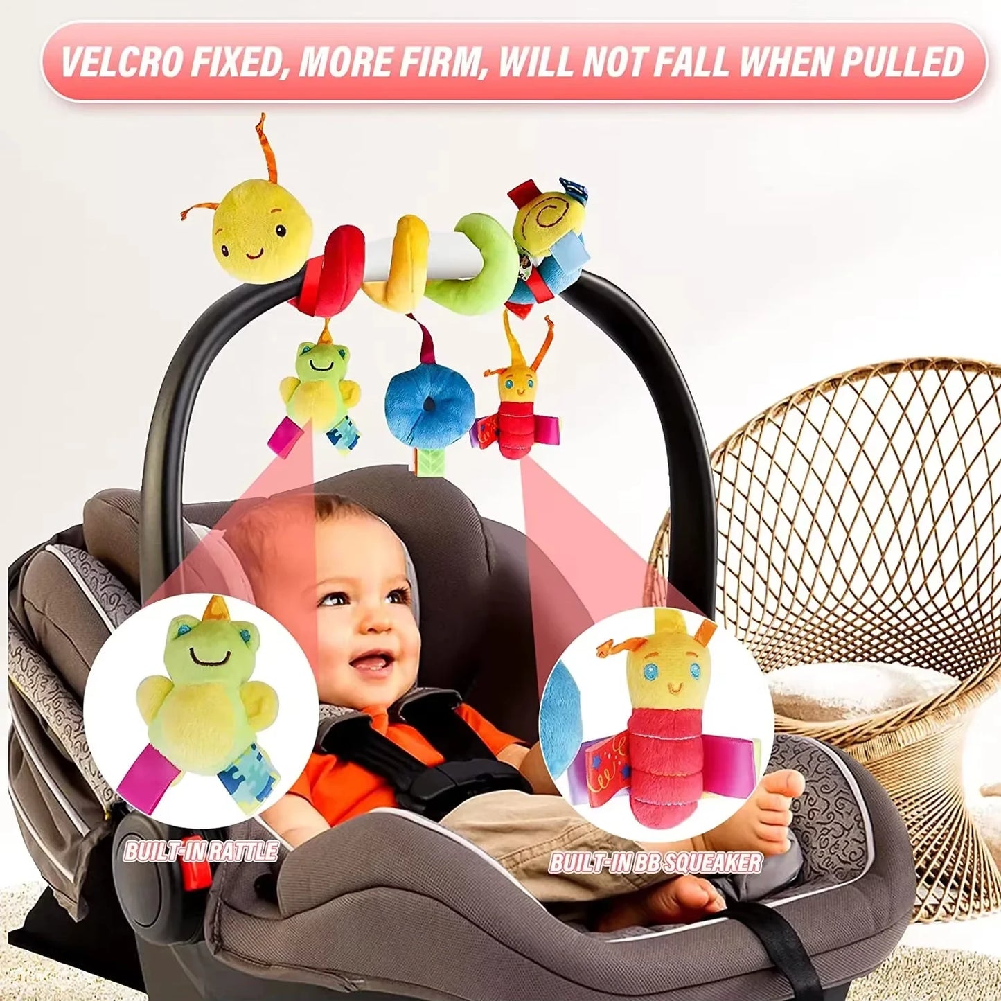 Car Seat Hanging Rattle