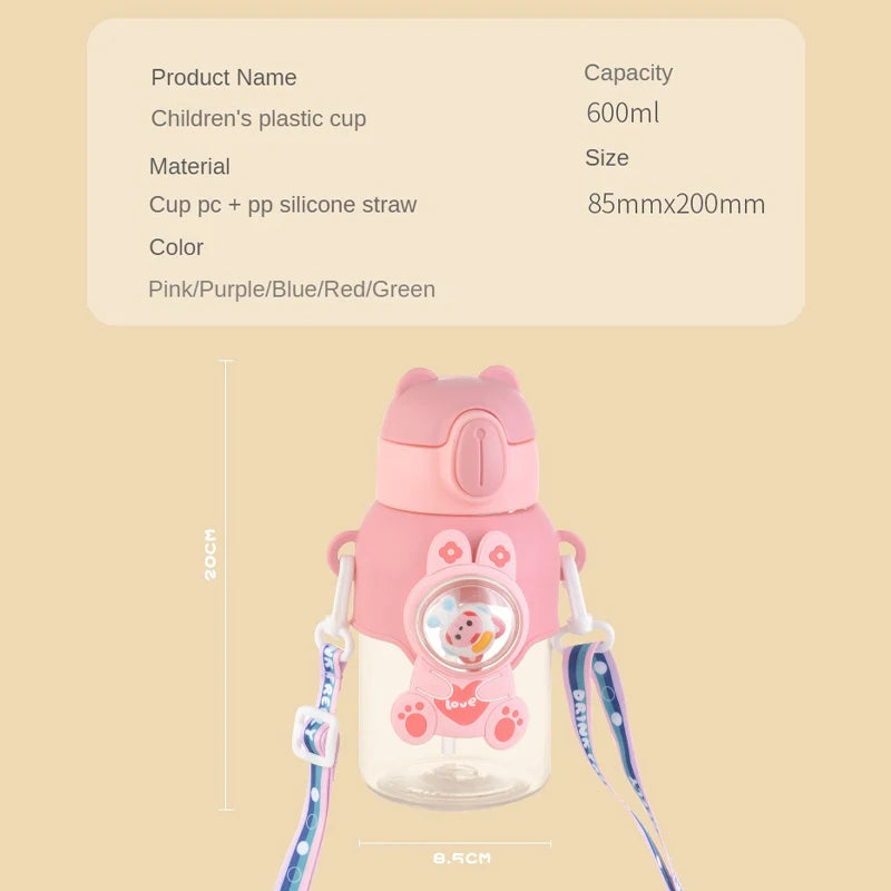 Anti-Drop Straw Water Bottle