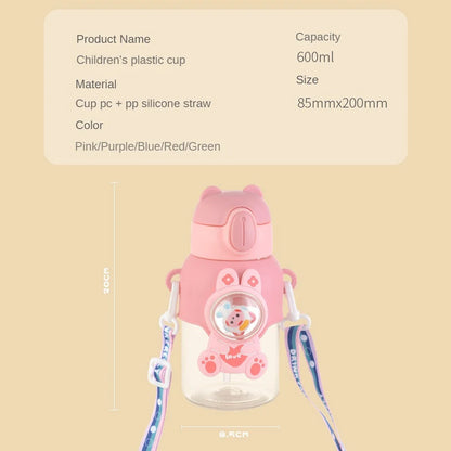 Anti-Drop Straw Water Bottle