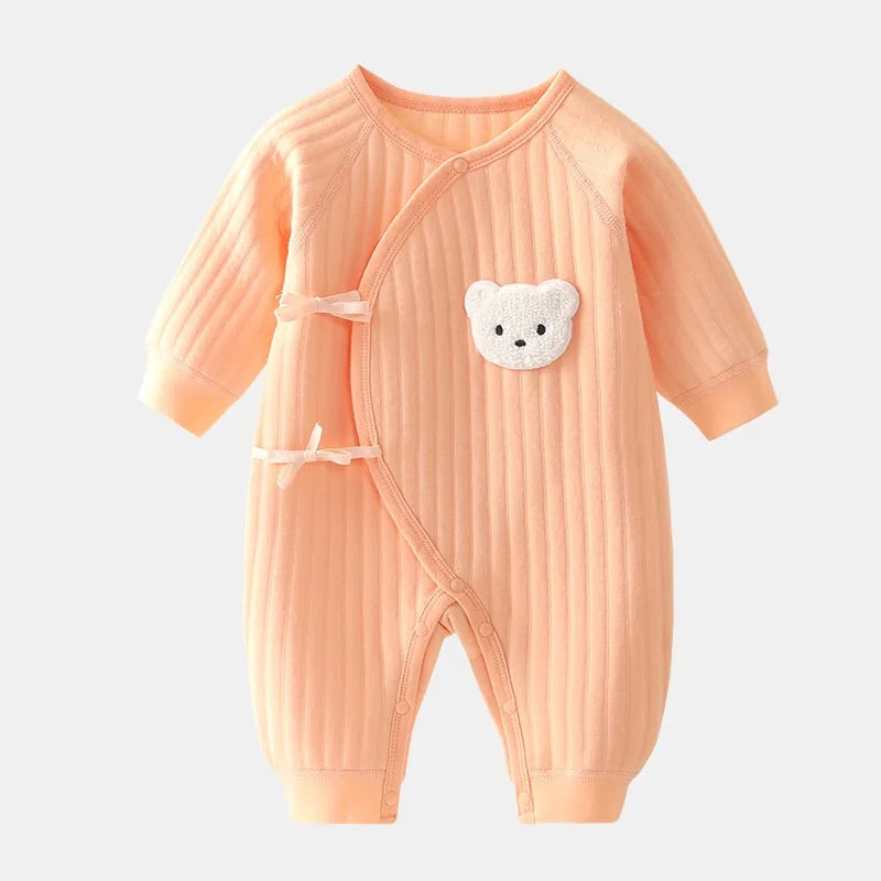Bear Print Jumpsuit 0-6 Months