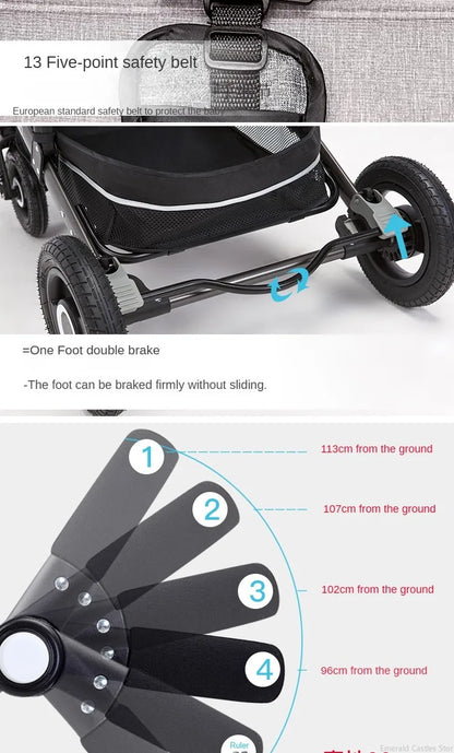 Baby stroller 3 in 1