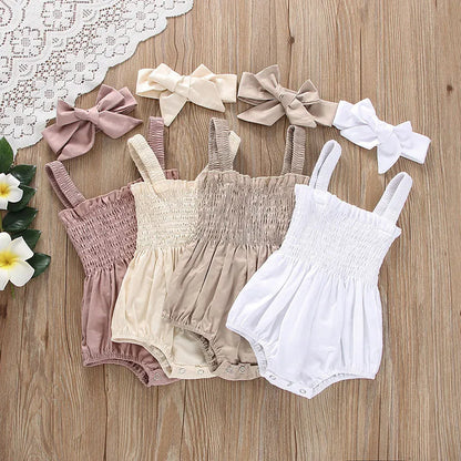 Baby Girl Summer Jumpsuit Outfit
